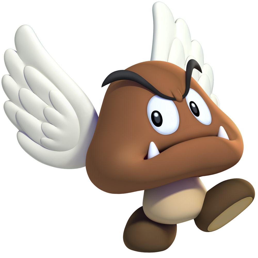 Paragoomba Art from New Super Mario Bros. U
