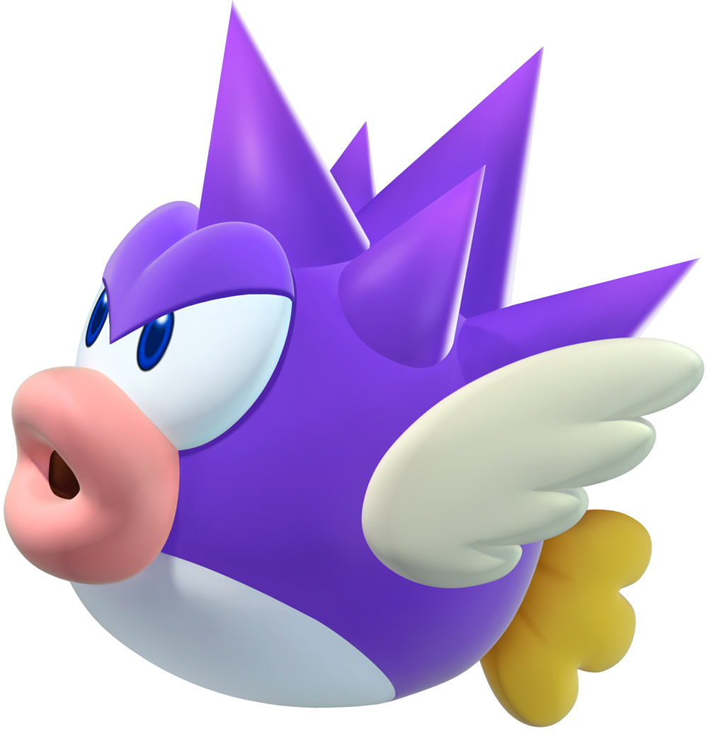 Spiny Cheep-Cheep Art from New Super Mario Bros. U