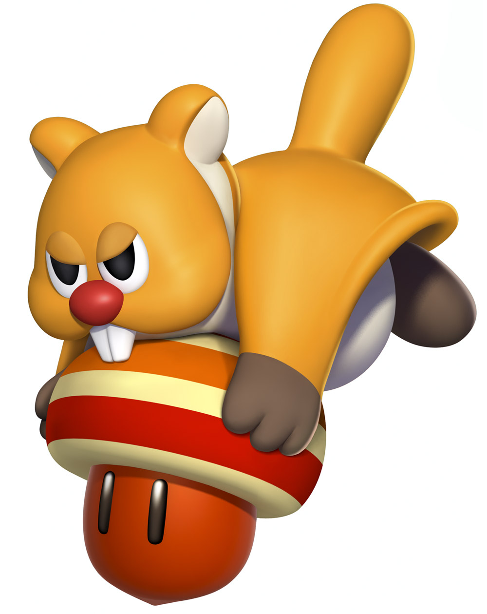 Squirrel & Super Acorn Art from New Super Mario Bros. U