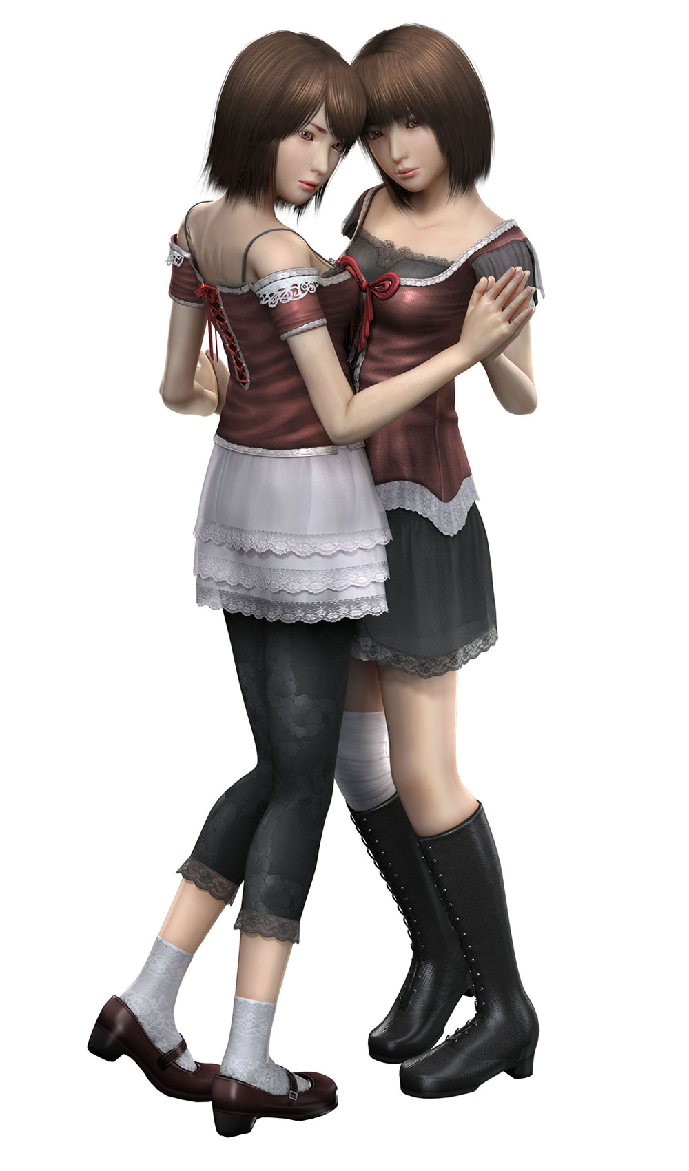 Mio & Mayu Art from Project Zero 2: Wii Edition