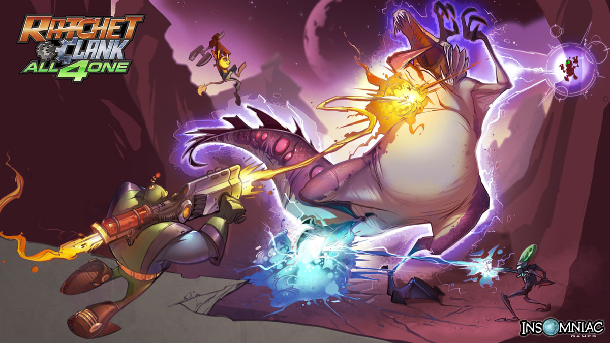Co-op Enemy Play Art from Ratchet & Clank: All 4 One