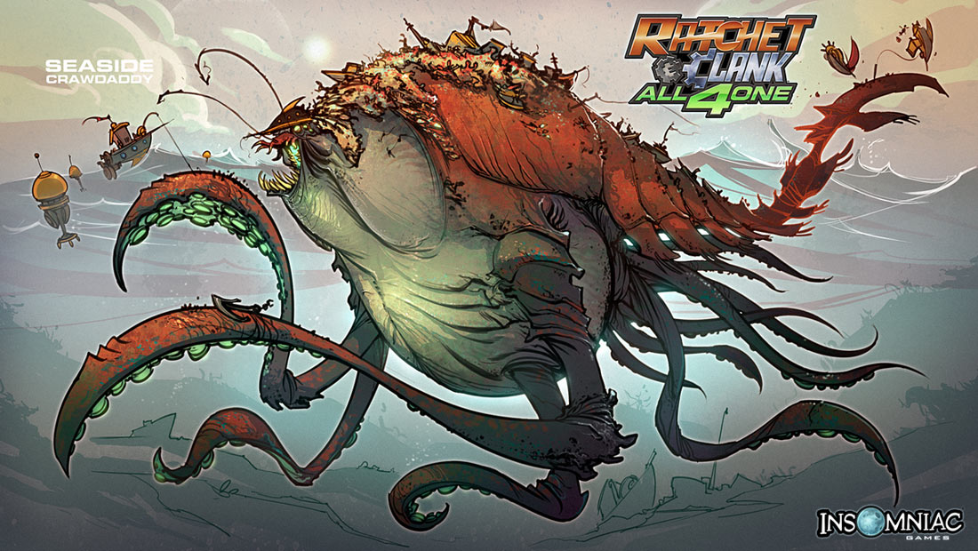 Crawdaddy Art from Ratchet & Clank: All 4 One