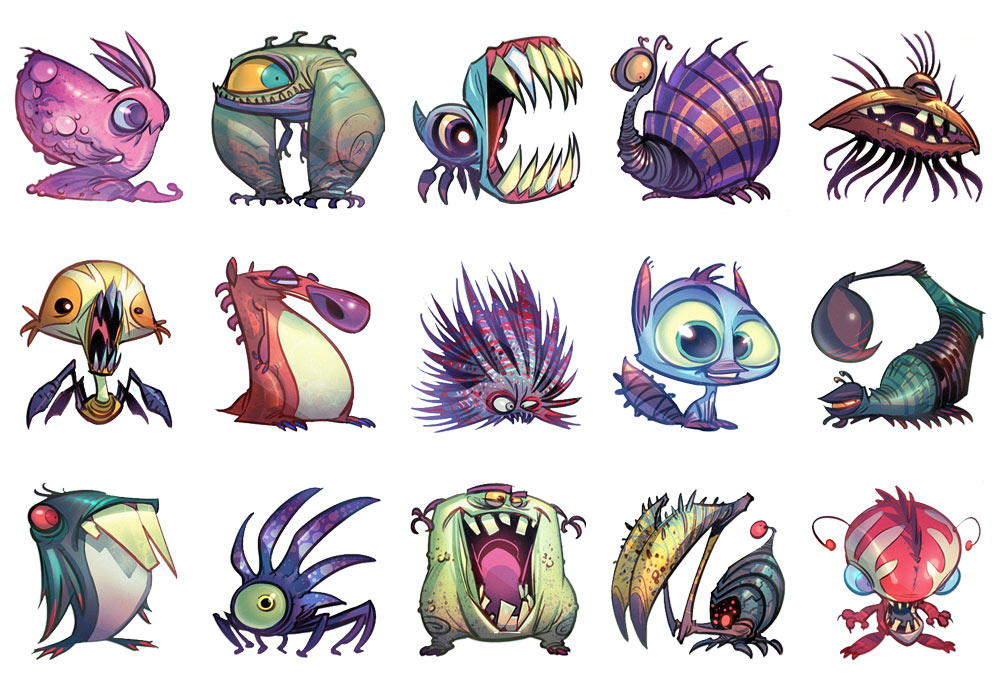 Creatures Art from Ratchet & Clank: All 4 One