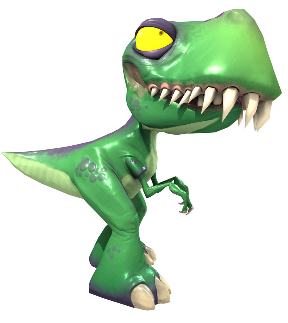 Critter Strike T-rex Morph Mod Art from Ratchet & Clank: All 4 One