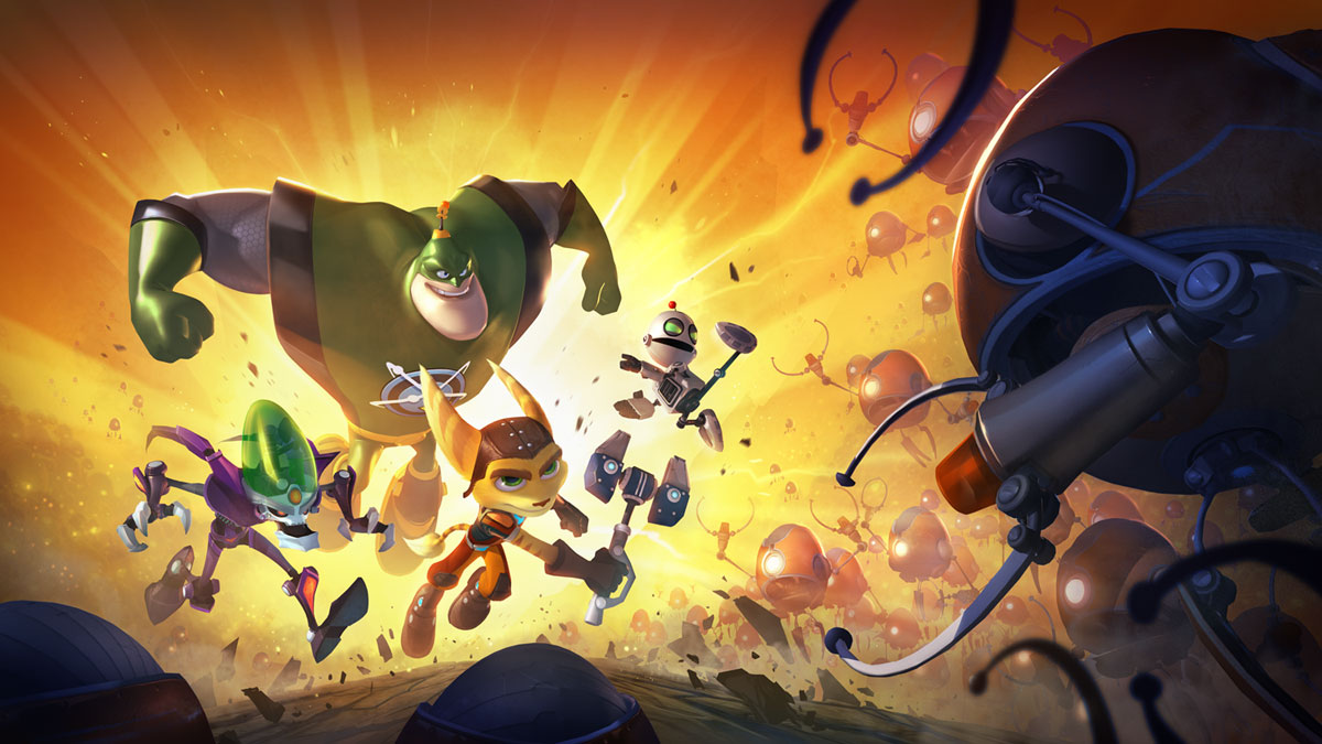 Heroes Art from Ratchet & Clank: All 4 One