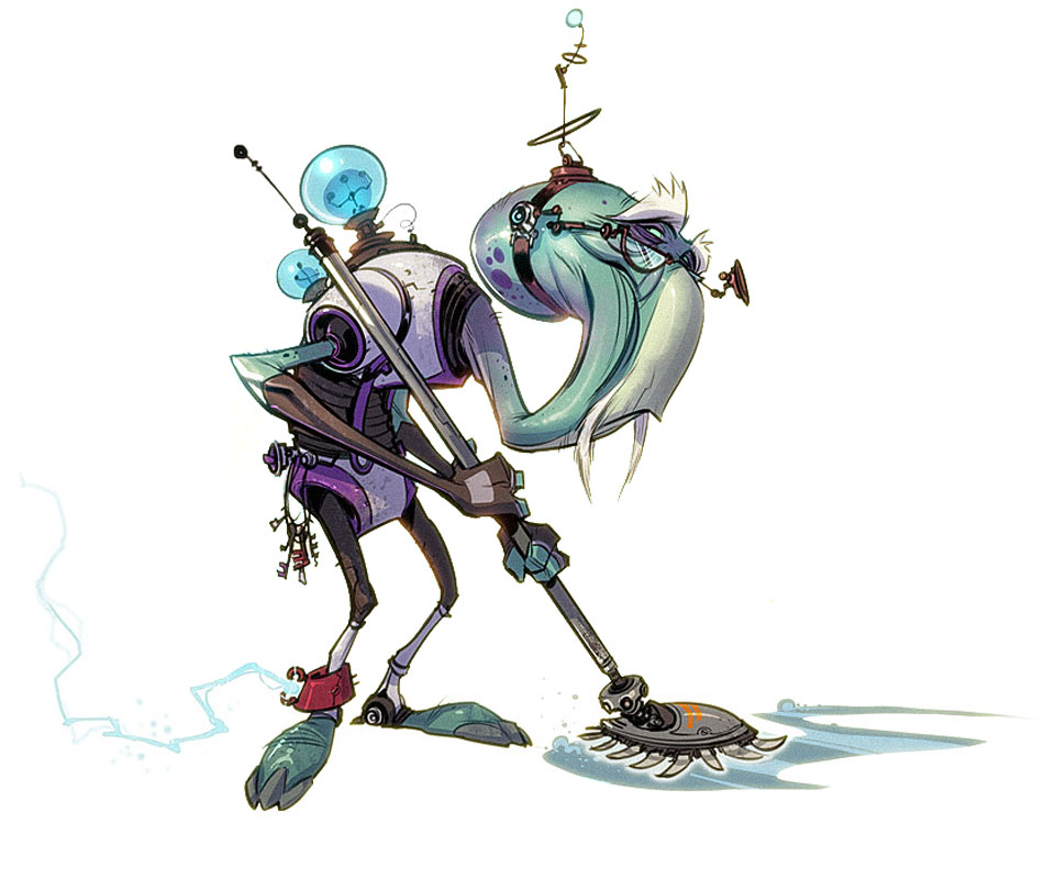 Nevo Binklemeyer Art from Ratchet & Clank: All 4 One