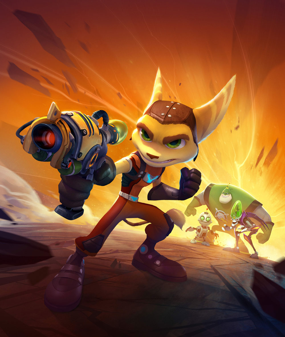 Promo Poster Art from Ratchet & Clank: All 4 One