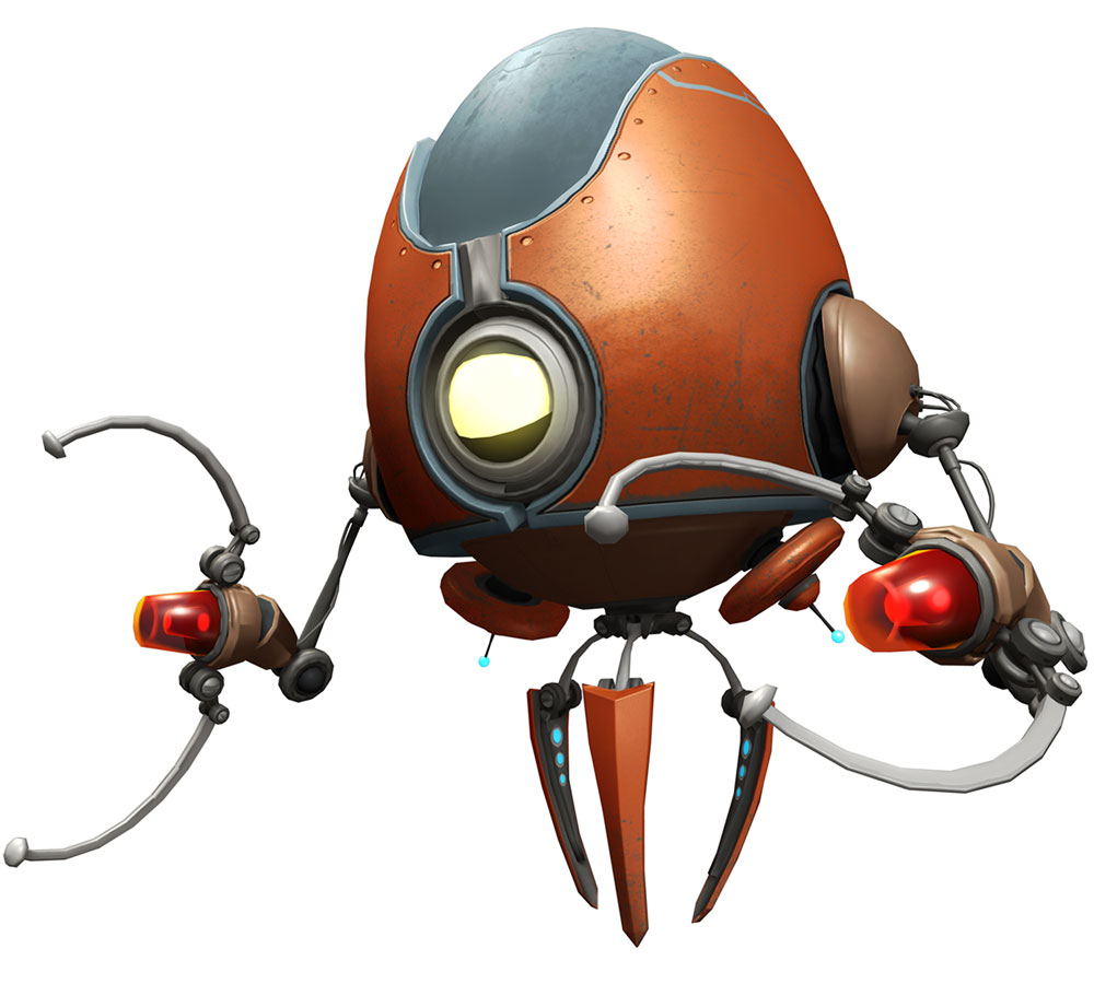 Small Bouncer Art from Ratchet & Clank: All 4 One