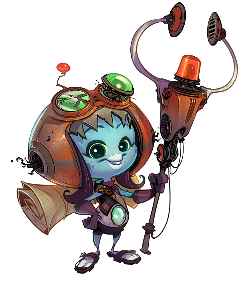 Susie Art from Ratchet & Clank: All 4 One