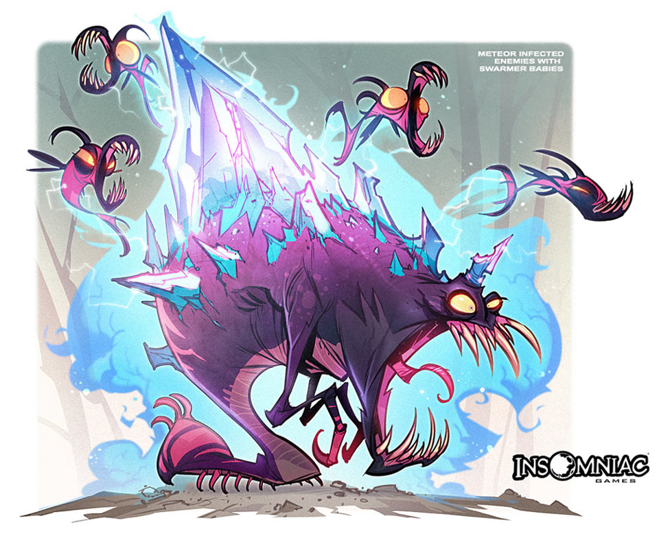 Terawatt Creature Art from Ratchet & Clank: All 4 One