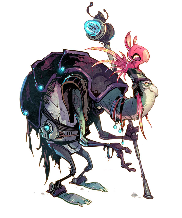 Tharpod Elder Art from Ratchet & Clank: All 4 One