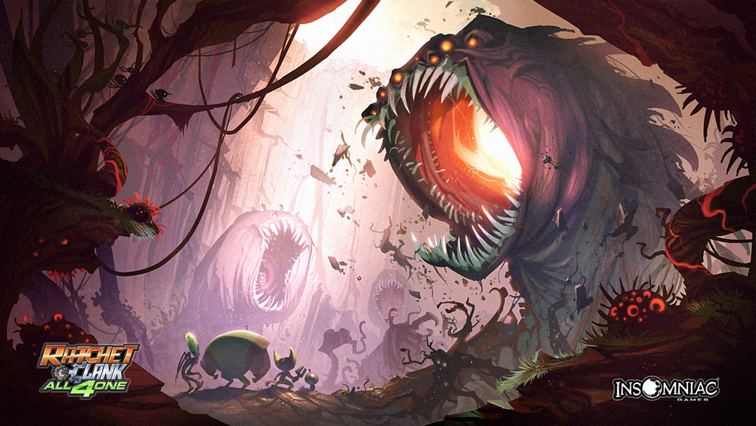 Wigwump Art from Ratchet & Clank: All 4 One