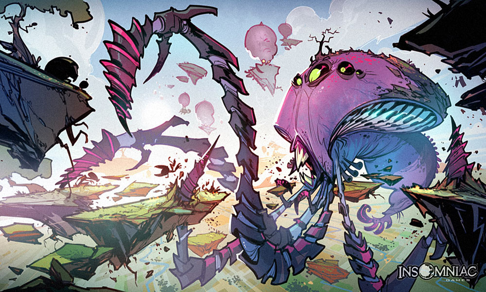 Wrath of the Octomoth Art from Ratchet & Clank: All 4 One
