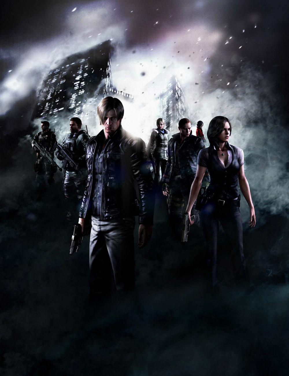Main Characters Poster Art from Resident Evil 6