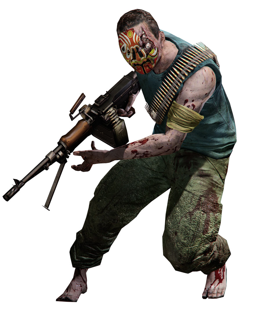 Masked Chinese J'avo Art from Resident Evil 6