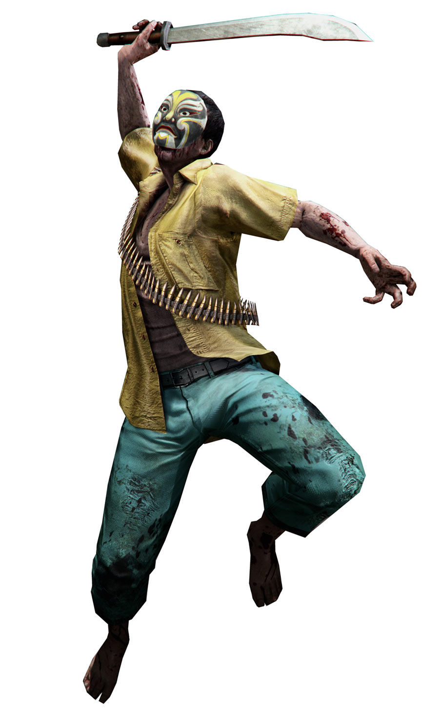 Chinese J'avo With Machete Art from Resident Evil 6