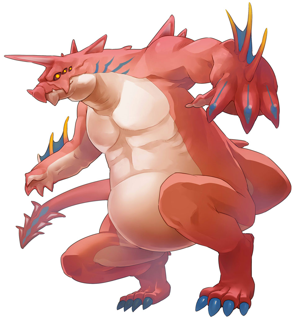 Redzilla Art from Rune Factory: Tides of Destiny