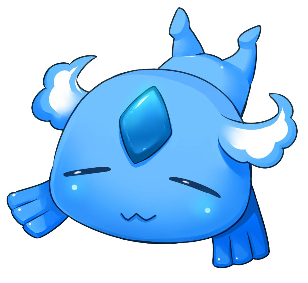 Blue Runey Art from Rune Factory: Tides of Destiny
