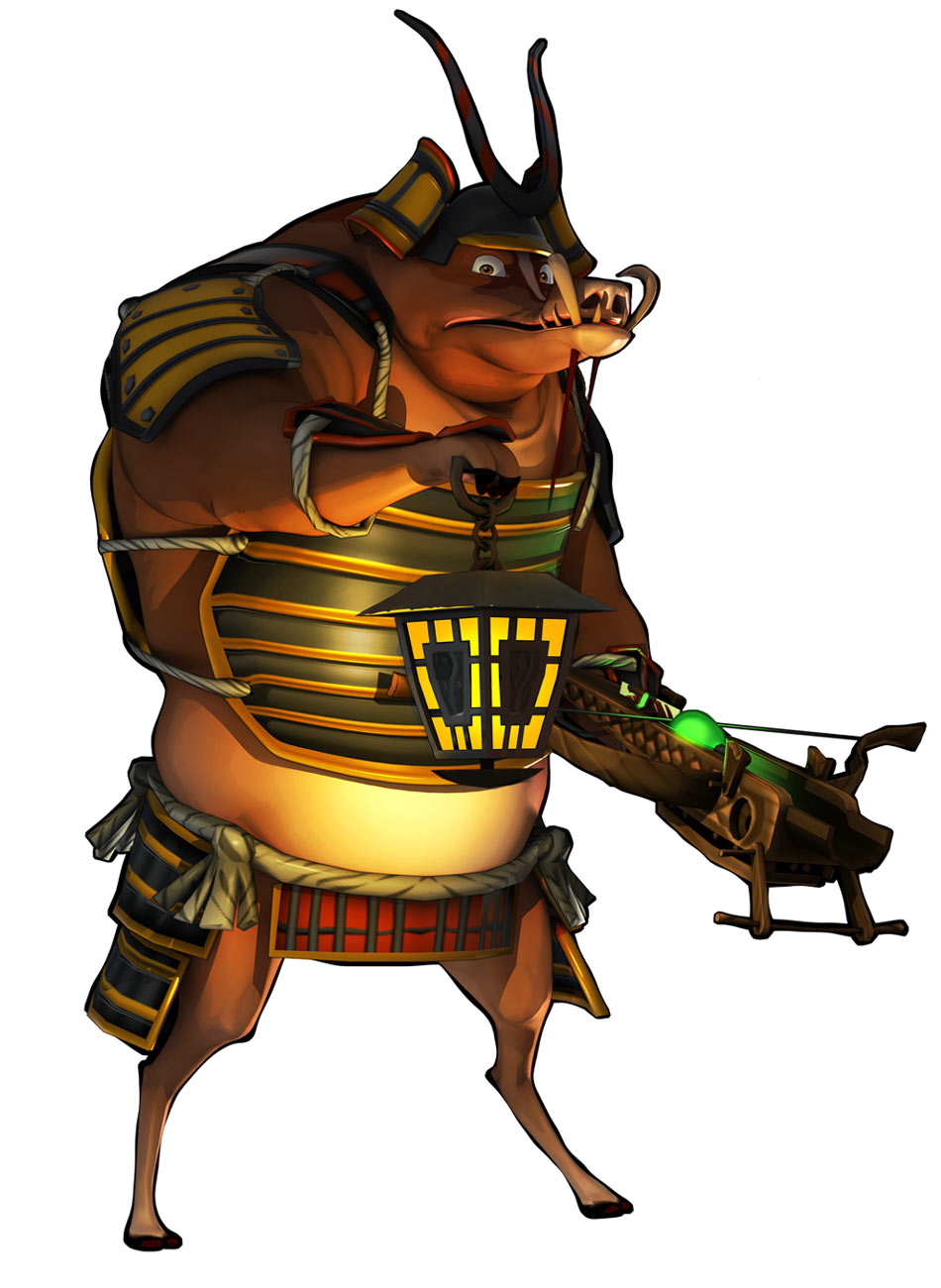 Boar Guard Art from Sly Cooper: Thieves in Time
