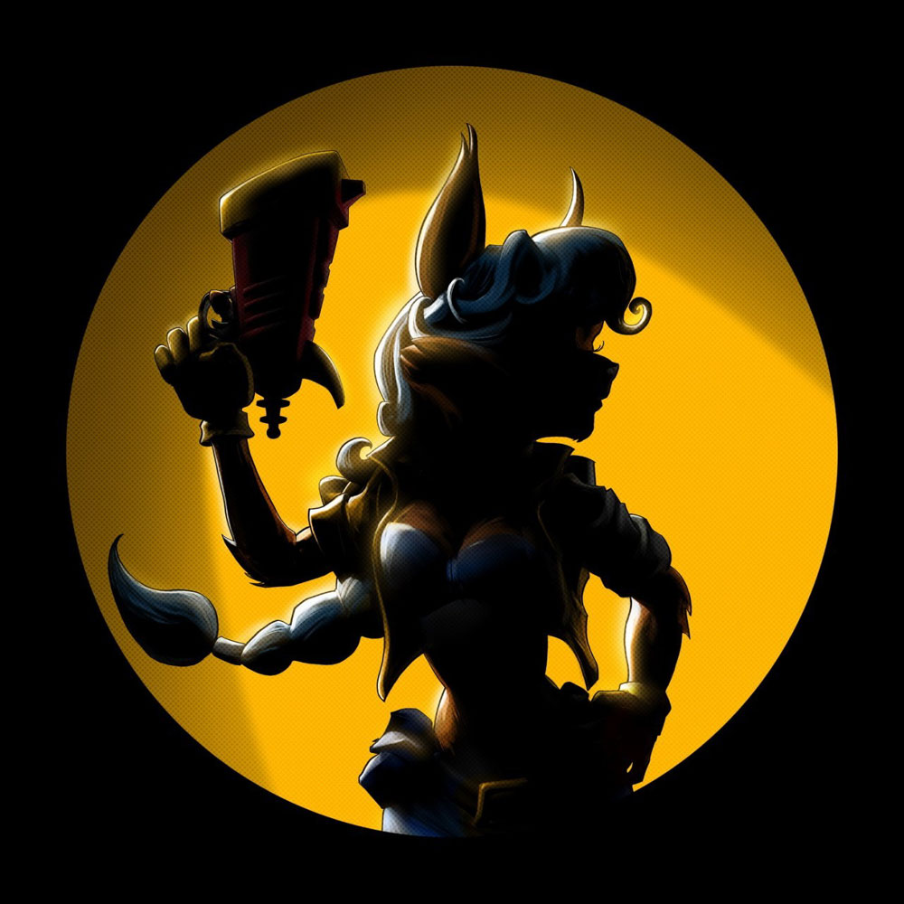 Carmelita Silhouette Art from Sly Cooper: Thieves in Time