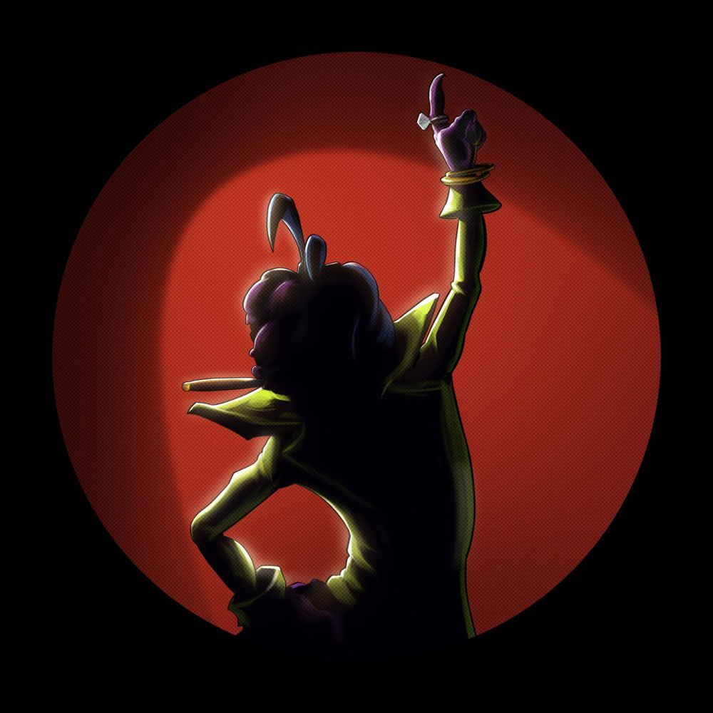 Dimitri Silhouette Art from Sly Cooper: Thieves in Time
