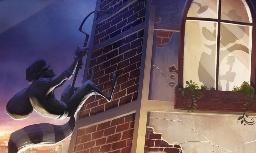 Sly Climbing Art from Sly Cooper: Thieves in Time