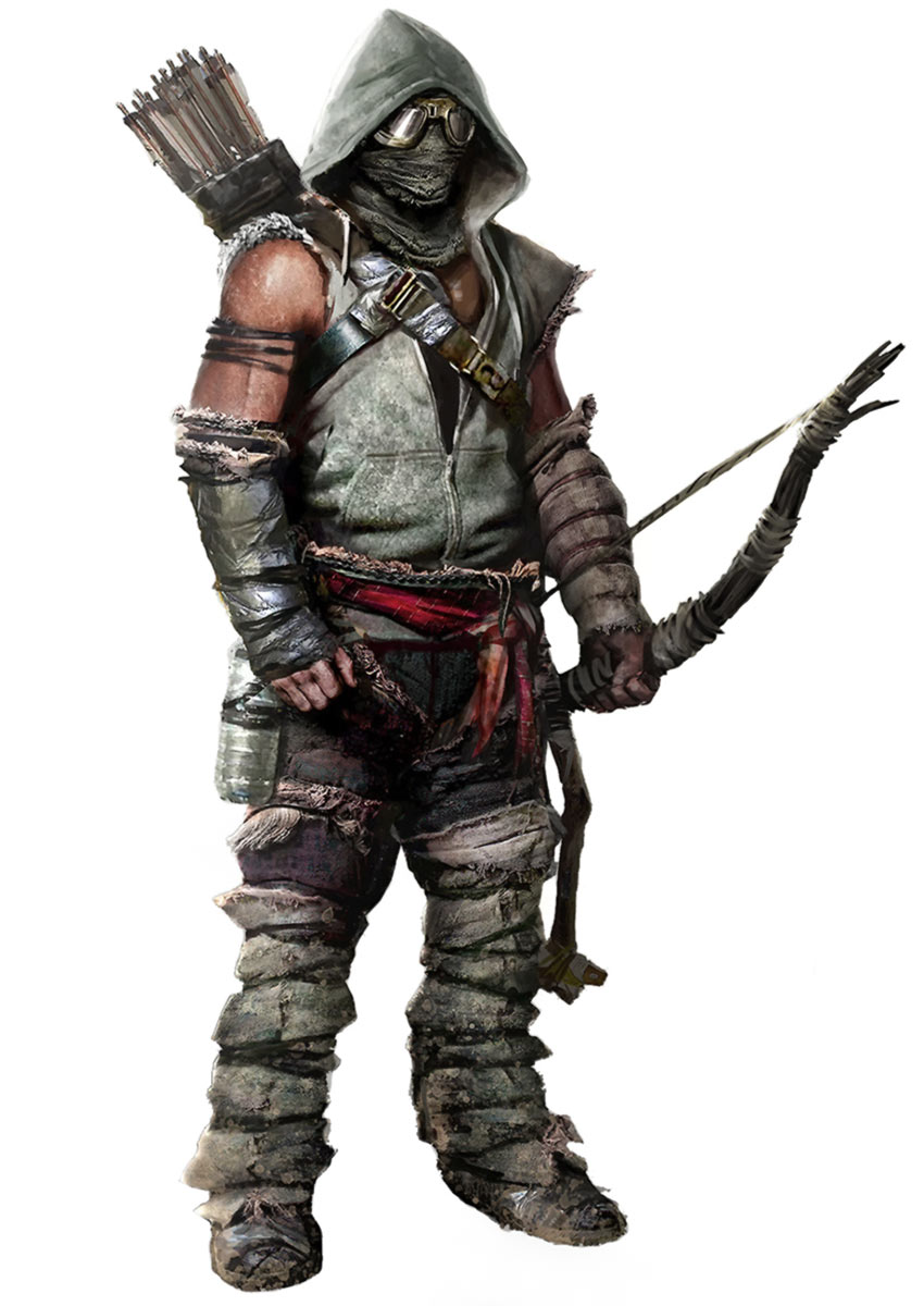 Scavenger Archer Art from Tomb Raider