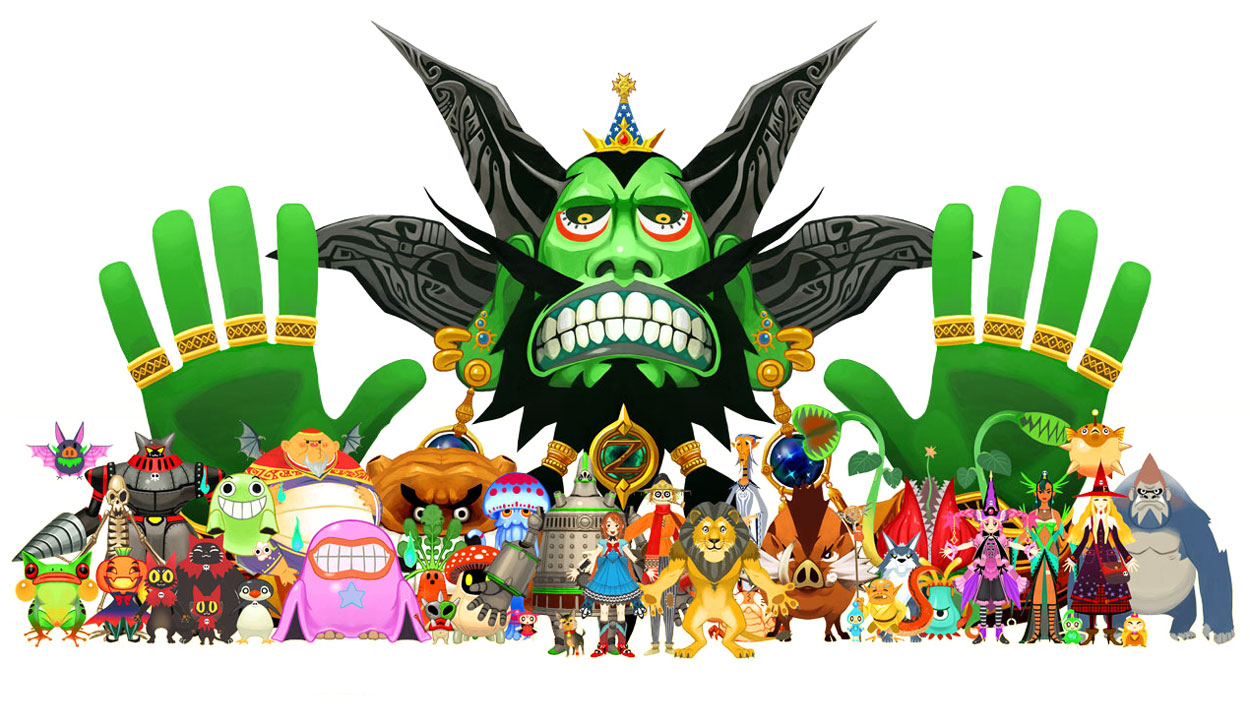 All Characters Art from The Wizard of Oz: Beyond the Yellow Brick Road