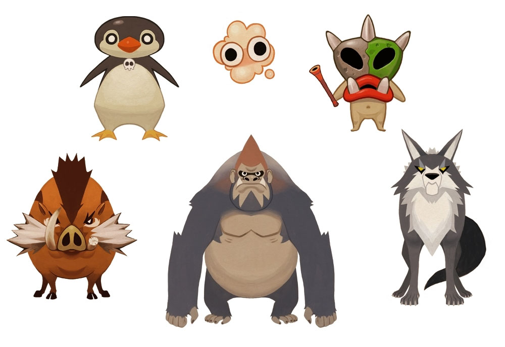 Creature Concept Art from The Wizard of Oz: Beyond the Yellow Brick Road