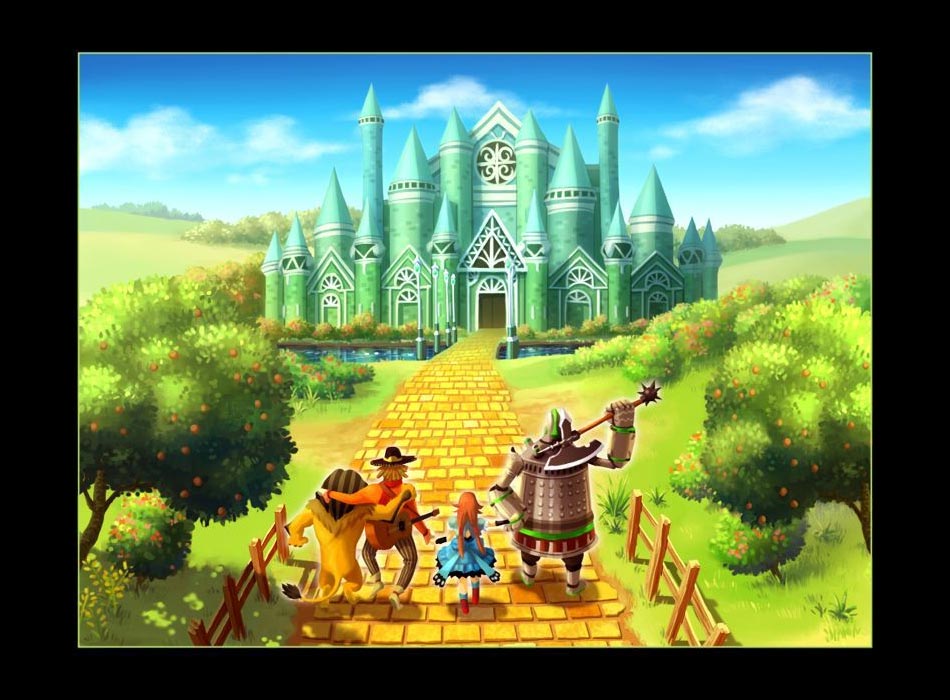 Oz Castle Art from The Wizard of Oz: Beyond the Yellow Brick Road