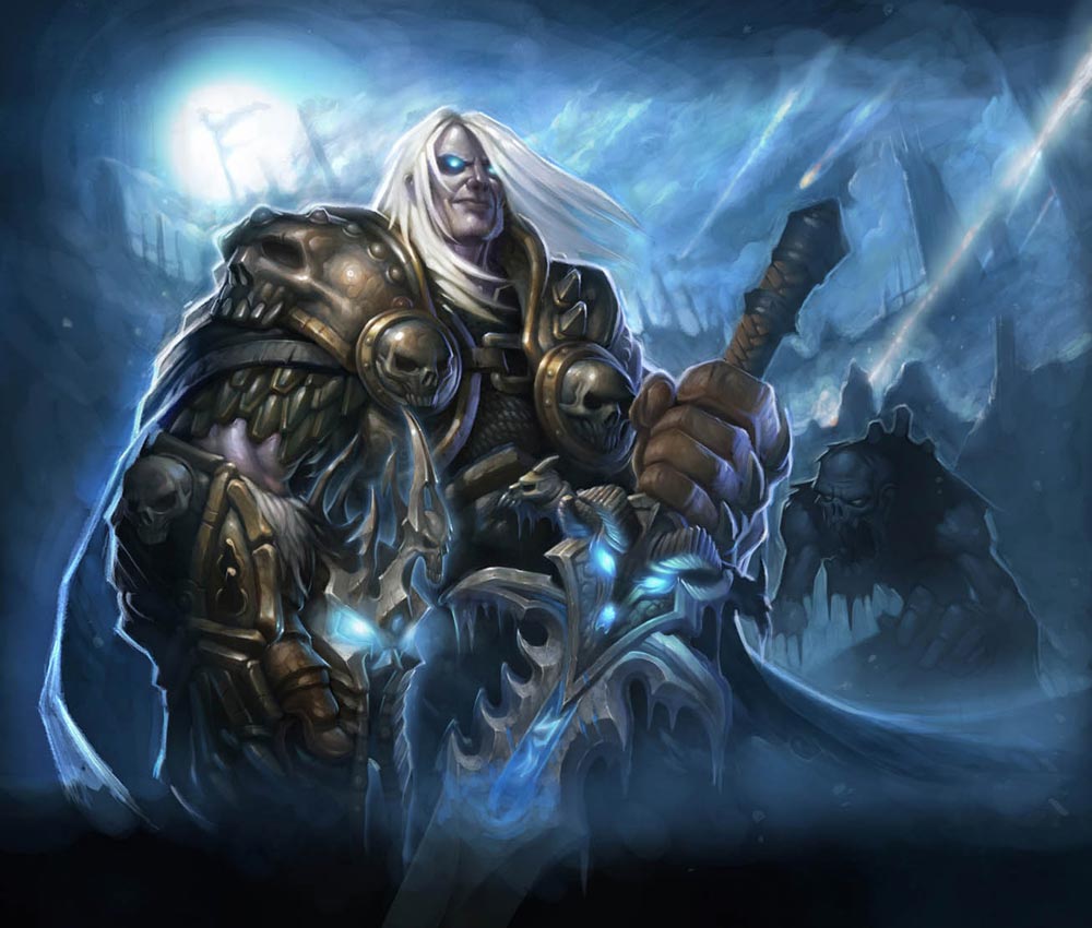 Arthas Menethil Art from World of Warcraft: Wrath of the Lich King