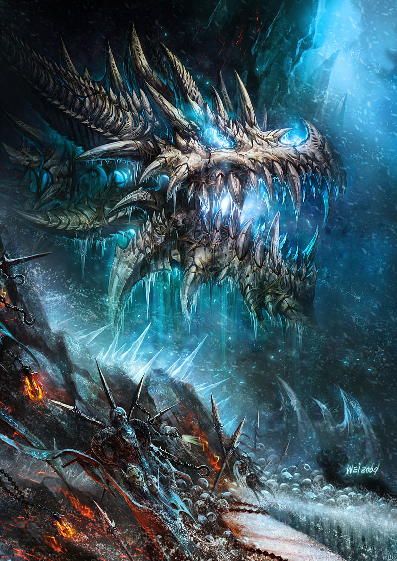 BlizzCon Frost Wyrm Art from World of Warcraft: Wrath of the Lich King