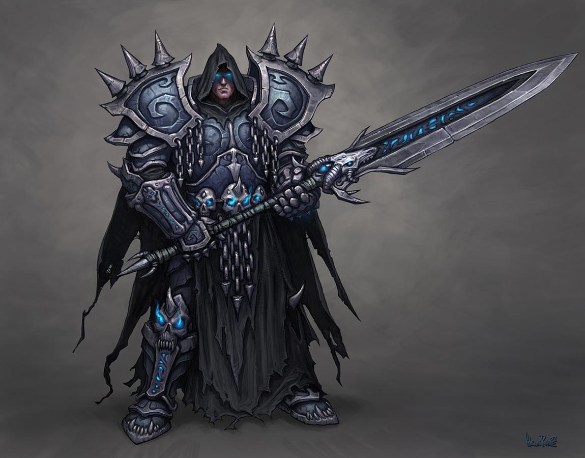 Death Knight Art from World of Warcraft: Wrath of the Lich King