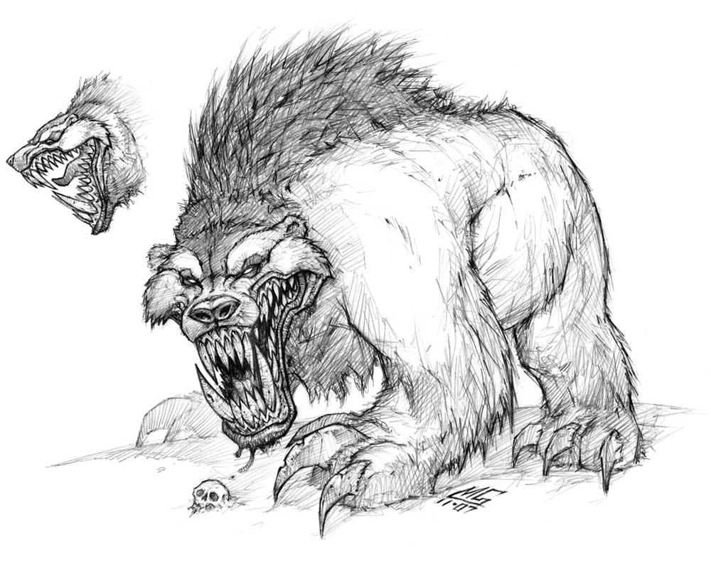 Dire Bear Art from World of Warcraft: Wrath of the Lich King