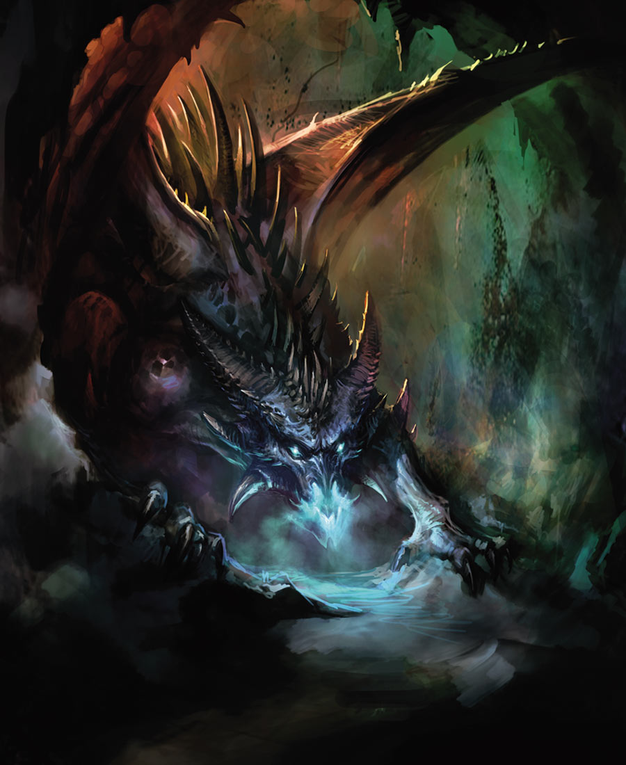 Frost Wyrm Concept Art from World of Warcraft: Wrath of the Lich King