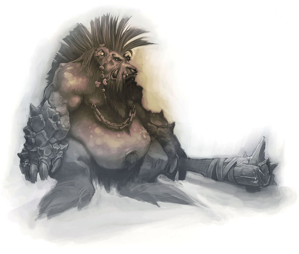 Furbolg Art from World of Warcraft: Wrath of the Lich King