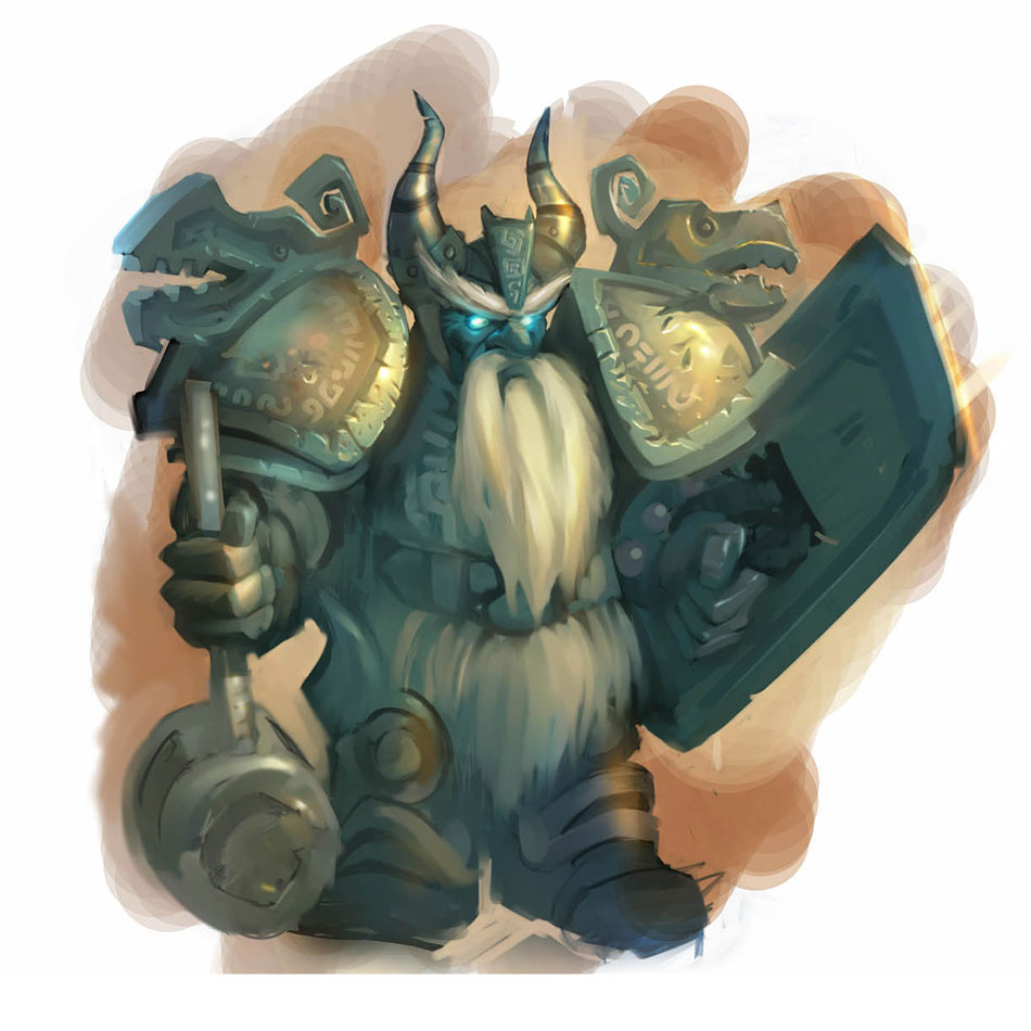 Iron Dwarf Viking Art from World of Warcraft: Wrath of the Lich King
