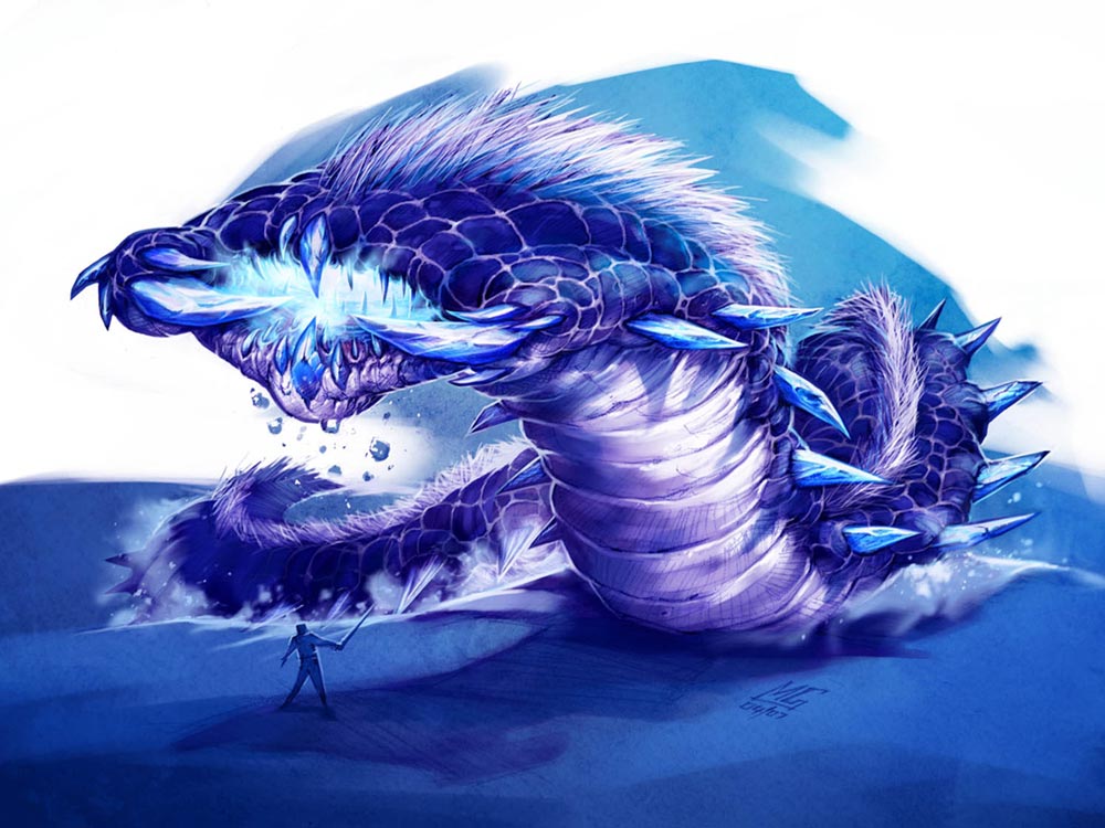 Jormungar Art from World of Warcraft: Wrath of the Lich King