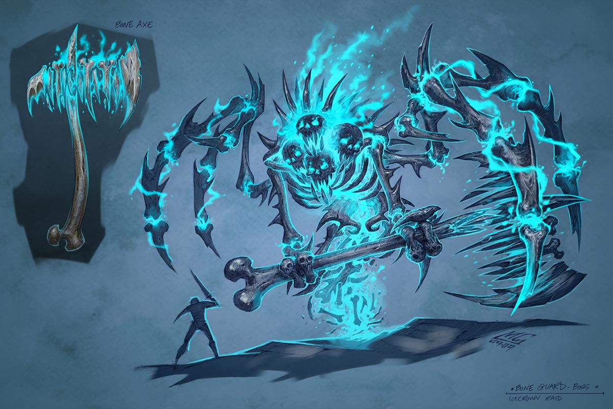 Lord Marrowgar Art from World of Warcraft: Wrath of the Lich King