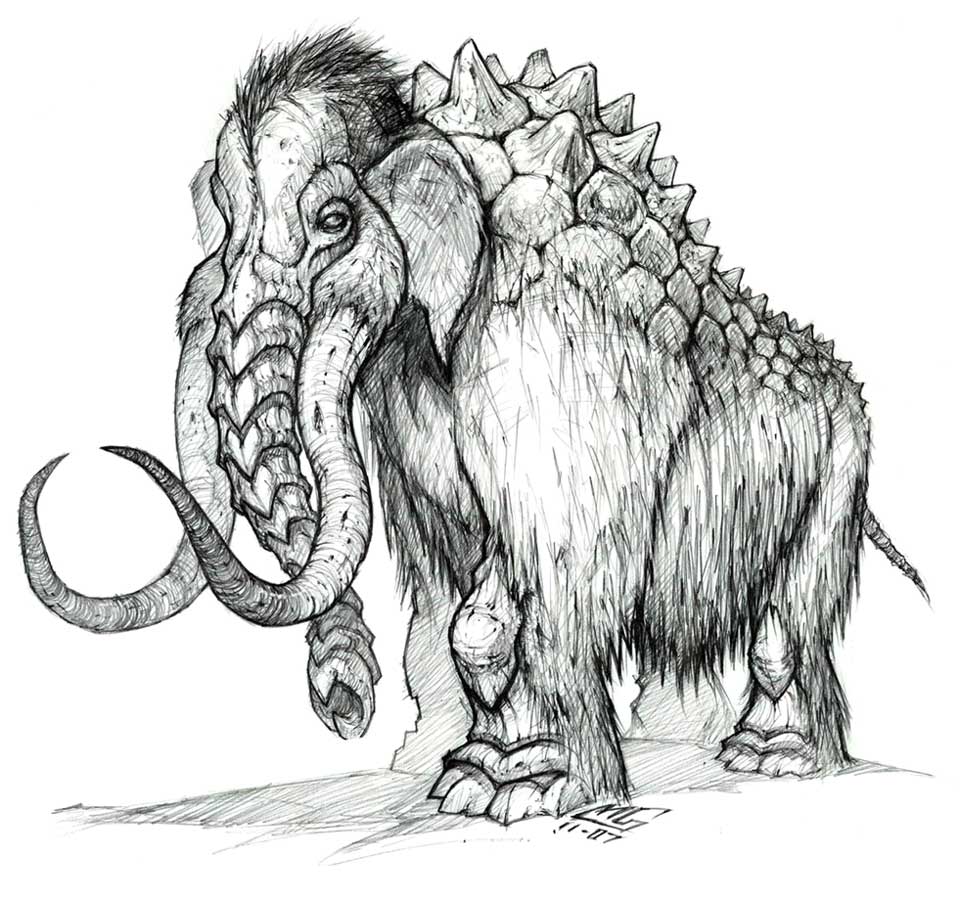 Mammoth Art from World of Warcraft: Wrath of the Lich King
