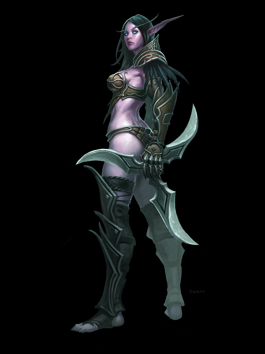 Night Elf Art from World of Warcraft: Wrath of the Lich King