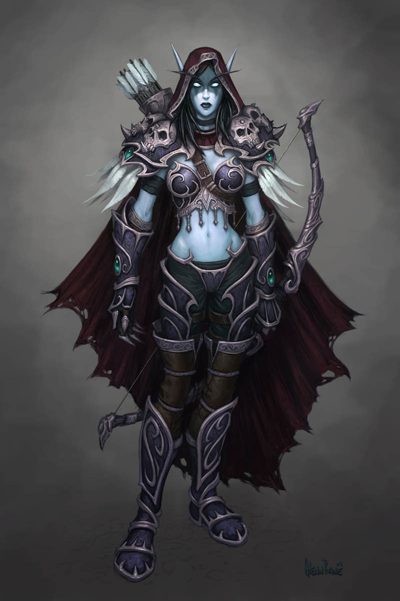 Sylvanas Art from World of Warcraft: Wrath of the Lich King
