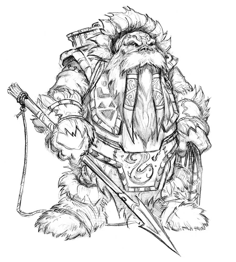 Tuskar Sketch from World of Warcraft: Wrath of the Lich King