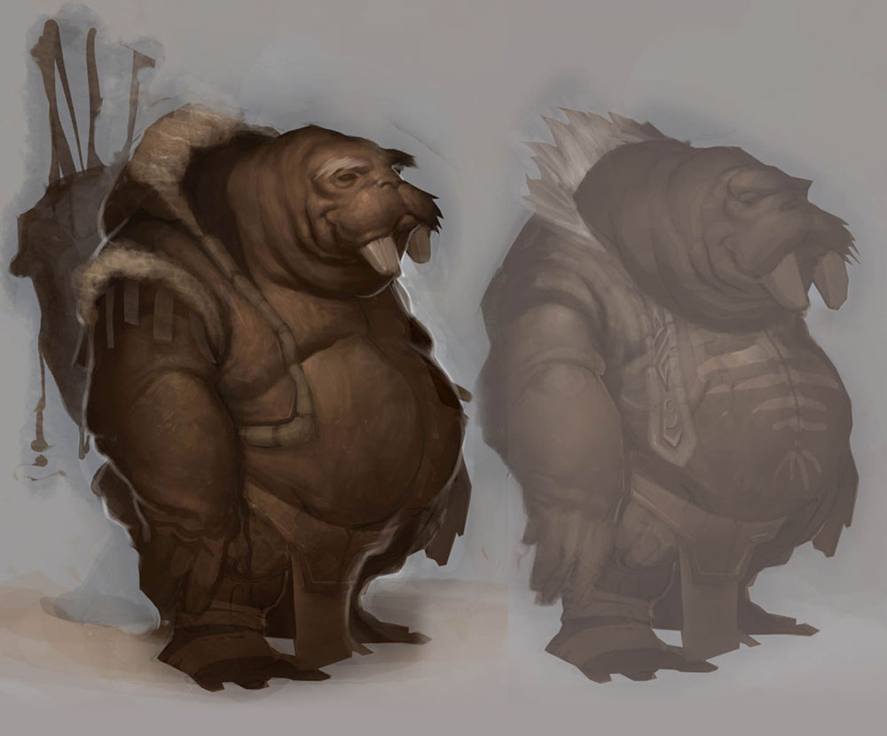 Tuskar Concept Art from World of Warcraft: Wrath of the Lich King