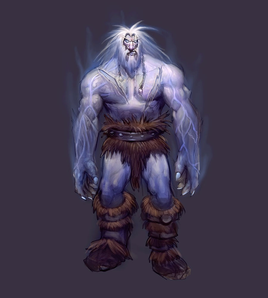 Vrykul Art from World of Warcraft: Wrath of the Lich King