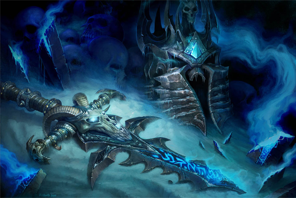 Frostmourne Art from World of Warcraft: Wrath of the Lich King