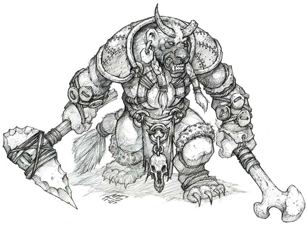 Wolvar Art from World of Warcraft: Wrath of the Lich King