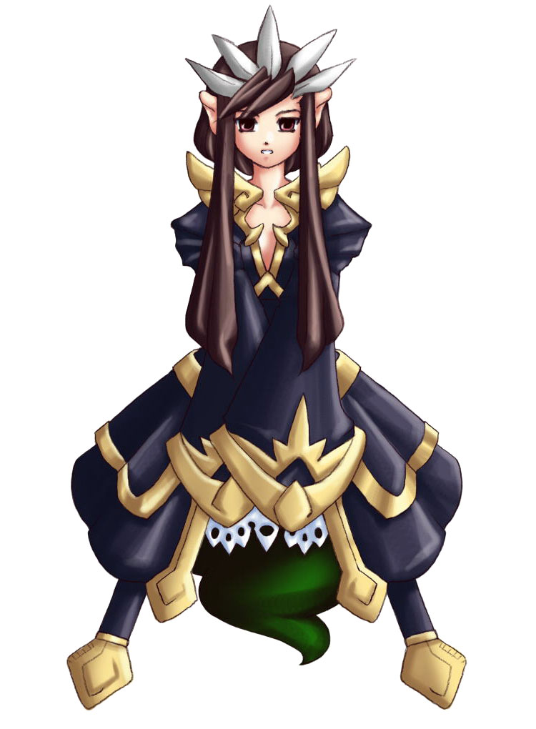 Plua, Mana of Dark Element Art from Atelier Iris: Eternal Mana