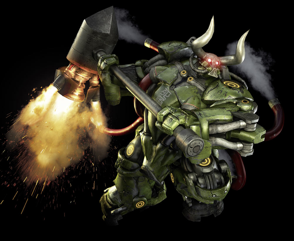 Big Bull Render from Anarchy Reigns