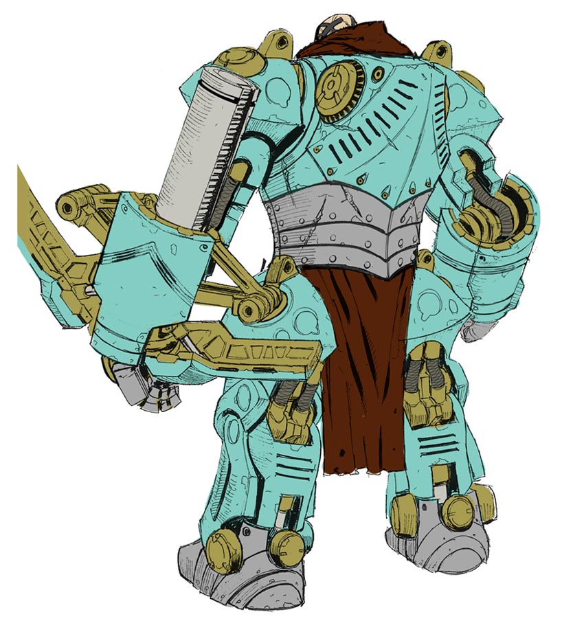 Douglas Williamsburg Back Art from Anarchy Reigns